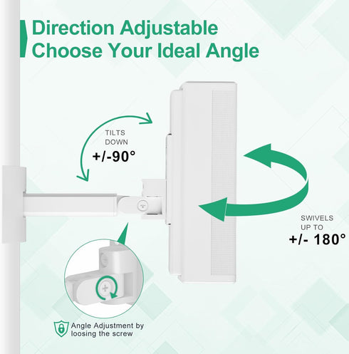 Dinghosen Steel Wall Mount Ceiling Bracket Stand for UB-20 Series II Compatible with Lifestyle 600, SoundTouch