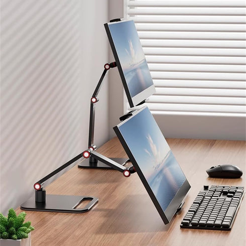 Portable Monitor Holder for 12-17.3 Inch Screen Desk Holder Metal Stand 16