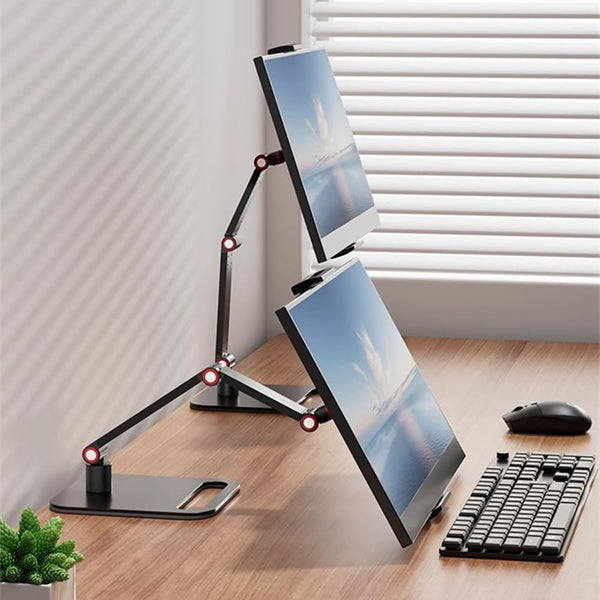 Portable Monitor Holder for 12-17.3 Inch Screen Desk Holder Metal Stand 16