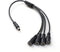 Kangnice 5.5x2.1mm 1 2 3 4 40cm Power Splitter Cable to Way Adapter for CCTV Router LED Light Length