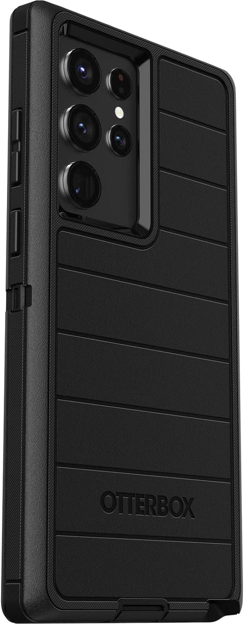 OtterBox S22 Packaging Defender Series Case for Samsung Galaxy Ultra (Only) - Holster Clip Included - Microbial Defense