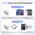 2.2" 17 16 15 14 13 Magnetic Selfie Mirror for Back Camera,Slim Phone Convex Mirror for Magsafe Compatible with iPhone