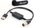 Hiorse USB Zoom Cable - 4 Pin Hirose Male to USB Power Cable for Zoom F4 F8, Sound Devices 688 633, Zaxcom