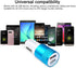 Fast Car Charger, Quick Charging 5.4A/30W USB Car Charger Adapter with 2 Port for Samsung Galaxy S23 S22 S21 S20 Ultra