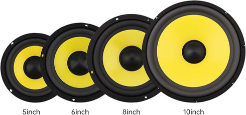 DriSentri 5 Inch Bass Loudspeaker Woofer Speaker, Car Speakers Wide Frequency Response Car Audio Stereo Speaker for Car