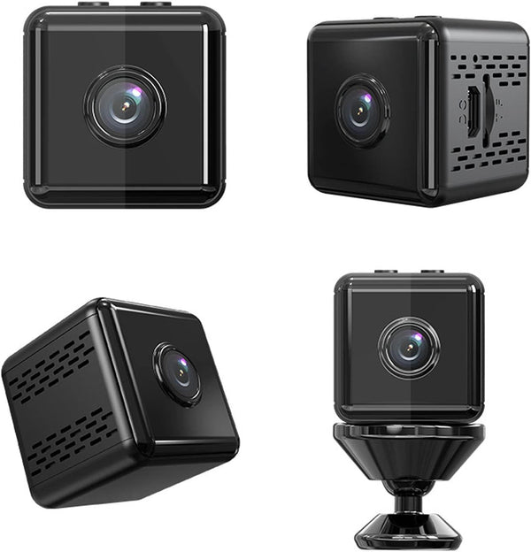 Mini Camera, Home Security Cameras with Night Vision, Motion Detection, 1080p HD Video Recording