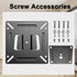 GLWIXY 14-24 Inch 100x100mm 30lbs 2pcs Monitor Wall Mount for Most LED LCD OLED Flat Screen TV and Computer, Max VESA