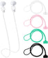 FRCTLNKG 4 Pack Magnetic Ear Bud Lanyard, Magnetic Earbud Lanyards for Wireless Earbuds