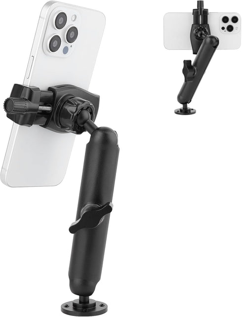 Wall Mount Phone Holder for Truck/Car/Boat/Desk, Compatible with 3.5~7.5 inch iPhone/Nexus/HTC/LG/Huawei, 360°