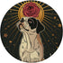Tarot Card Art Witchy American Bully Dog PopSockets Standard PopGrip
