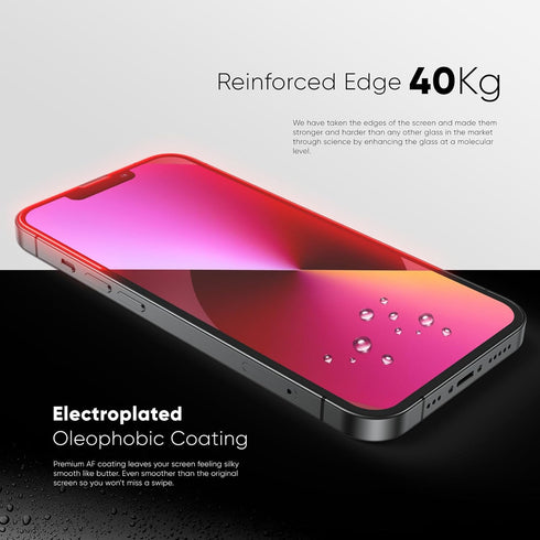 FLOLAB NanoArmour Ultra Clear Screen Protector for iPhone 7/8/SE 2020/SE 2022 - Durable, Smooth, Easy Install, Dust