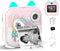 Instant Print Camera for Kids, Christmas Birthday Gifts, Selfie Digital Camera with 1080P Videos, Portable Toy for Ages