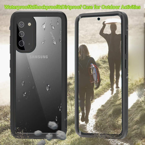 Compatible with S20 Waterproof Case, IP68 Underwater Dirtproof Shockproof, Built-in Screen Protector Full Body