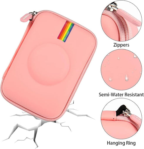 Leayjeen Kids Camera Case for Kodak Printomatic Digital Instant Print Camera (Case Only) (Pink)