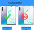 Samsung Galaxy Note 10 Case with HD Screen Protectors, Military-Grade Metal Ring Holder Kickstand, Shockproof Cover