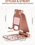 i-Blason Cell Phone Stand for Desk, Fits All Smart Phones, Foldable Holder in Marble Design