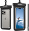 MIODIK Waterproof Phone Pouch with Detachable Lanyard, IPX8 for All iPhones (15, 14, 13...) and Galaxy S24 S23 S22
