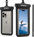 MIODIK Waterproof Phone Pouch with Detachable Lanyard, IPX8 for All iPhones (15, 14, 13...) and Galaxy S24 S23 S22