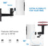 ALERTCAM 2Pack Adjustable Security Wall Mount Bracket for Ring Stick Up Cam & Ring Outdoor Cam Plus, Perfect View Angle