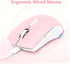 mobiproduct 1600 7 Wired Mouse, USB Computer Mouse DPI Mobile Optical Mouse Ergonomic Design Computer Mice with Cord