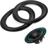 2pcs 6 Inch Perforated Rubber Speaker Foam Edge Surround Rings for Speaker Repair or DIY Replacement Parts