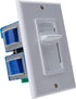 Pyle Home In-Wall Speaker Volume Control, Smart Stereo Selector Switch Pod Box, Vertical Sliding Control, PVC2