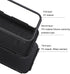 Co-Goldguard iPhone 15 Pro Case, Shockproof, Drop-proof, Heavy Duty Protection, 3 in 1 Cover, Black