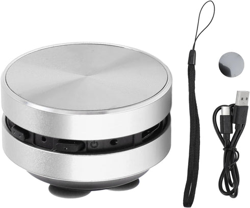 Yunseity Bluetooth Bone Conduction Speaker, Portable Stereo Bass Sound Speaker with Built-in Mic and Suction Cup for