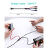 Multi Charger Cable-USAMS Nylon Braided (4FT) USB Charging Cable Adapter with USB Type C/Micro USB Connectors