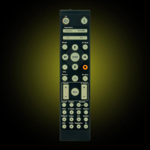 AULCMEET BR-3075W Replacement Remote Control for Optoma Projectors ZH606-W, ZK507, ZU406