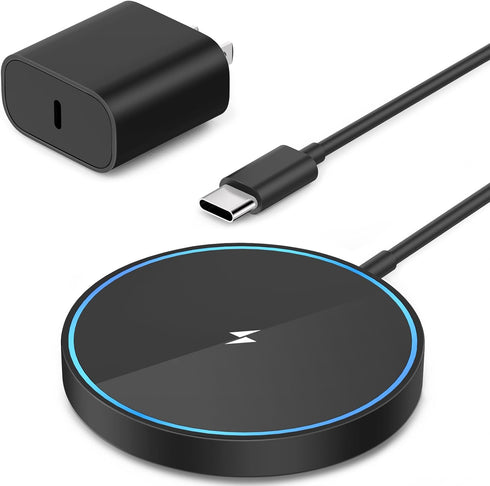 Magnetic Wireless Charger, Fast Mag Safe Charger for iPhone 15 Pro Max/15 Pro/15/15 Plus/14/13/12 Series, 20W Adapter