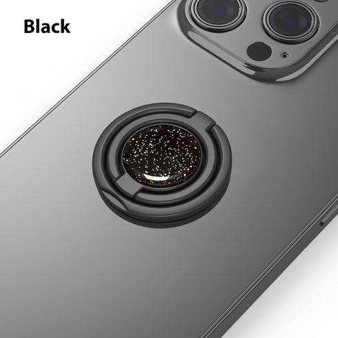 MonIdea Phone Grip, Phone Ring Holder Finger Kickstand, Foldable & Adjustable Double Metal Cell Phone Rings Gripper