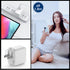 12W USB Power Adapter & 2Pack MFi Certified 6FT iPad Charging Cords for iPad 4-9, Mini 1-5, Air 1-3, iPhone.