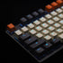 Carbon Miami PBT Double Shot Shine Through ANSI Backlit Keycaps for MX Mechanical Keyboards (Only Keycap)