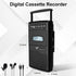 Mersoco Cassette Cassette 3.5MM Portable Player,Digital Recorder Portable Tape Player with Stand-Alone Microphone