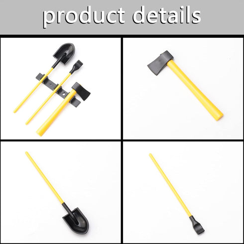 Rchobbytop 8pcs 1:10 Sets Winch TRX-4 SCX10 D90 D110 TF2 CC01 Gen7 Gen8 RC Rock Crawler Truck Mini Accessories Decor