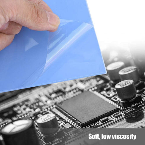 CPU Thermal Pad, 100mm x 100mm x 3mm, Thermal Conductive Silicone Pad for CPU Chip Cooling