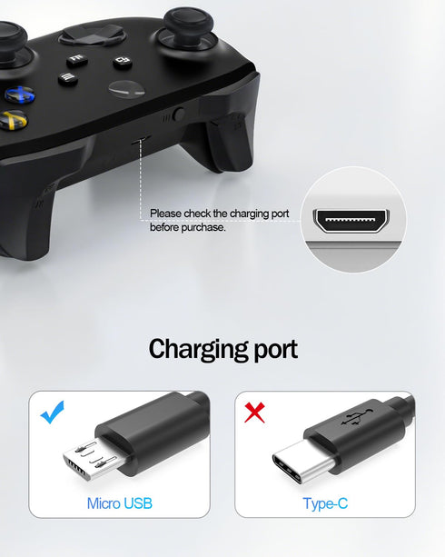 5 PS4 4, Superer ft Micro USB Charging Cable Fit for Controller, DualShock Xbox One S/X, Roku Streaming Stick, Kindle
