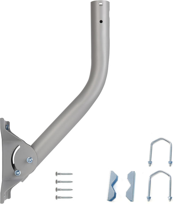 Heavy Duty Universal Adjustable Antenna Mount Pole(OD 1 11/16", Length 17 1/4"),