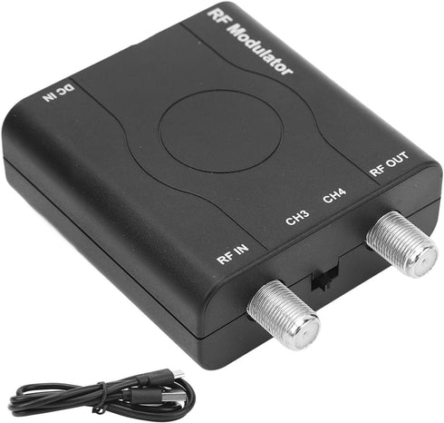 Yoidesu RF Modulator Coax Adapter, VHF HD Digital Video Input Converter, Support NTSC Format Output 1080P