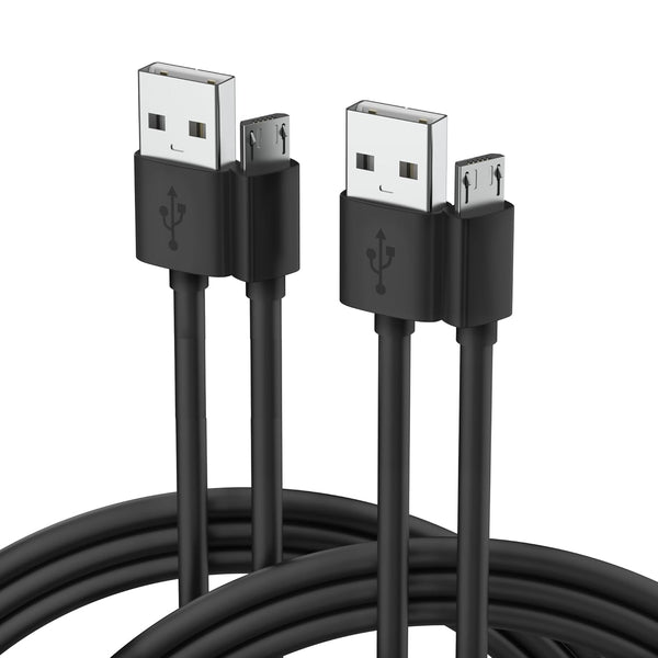 Fast Charging Micro USB Cable 2-Pack - 3ft Android USB Cord for Kindle Fire HD, Galaxy S6/S7 Edge, X-Box One S, Note
