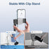 Cell Phone Stand for Recording, Height Adjustable Filming Phone Holder for Desk, 360 Degree Rotation Clamp Phone Stand,