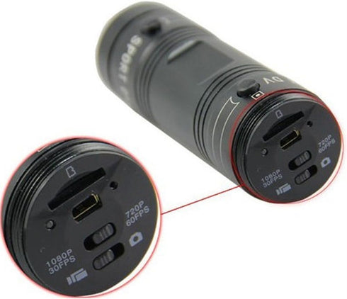 F9 5MP HD 1080P Mini Action Camera with Waterproof Aluminum Alloy Sports DV Camcorder