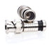 RG59 360 (50 BNC Compression Connector Fixed Pin, All-Metal Nickel-Plated, Radial Compression for Secure Signal