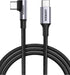 UGREEN 90 Degree USB C to USB C Cable, 100W Fast Charging, 6.6FT, Compatible with iPhone 15, MacBook Pro 2022, Samsung