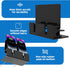CaSZLUTION 2 Dual Phone Holder Organizer Stand for Phones, Acrylic Desktop Universal Mobile Phone Docking Station