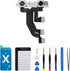 OEM Front Camera Replacement for iPhone X, New Face Front 7MP Camera Part Flex Cable Connector, Repair Fix Tools Kit