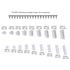 1550PCS JST PH 2.0mm Connector Assortment Kit 2.0mm Pitch Male Female 2/3/4/5/6/7/8/9/10 Pin Housing Adapter Plug Terminal