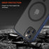 TENDLIN iPhone 11 Pro Max Case - Translucent Matte Hard Back, Soft Silicone Bumper, MagSafe Compatible (Blue)
