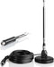 CHHLIUT FM Antenna for Stereo Receiver Magnetic Base, 16ft Coaxial Cable, Retractable, Perfect
